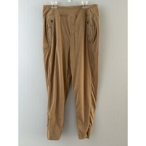 Athleta Trekkie North Joggers Womens 8 Brown High Rise Athletic Casual Preppy